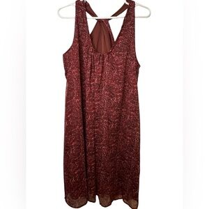 CONVERSE ONE STAR Red Paisley Racerback Midi Style Dress XL